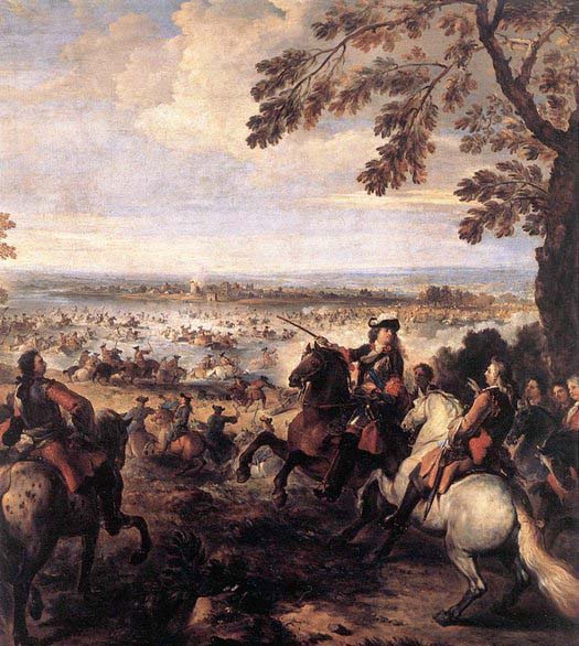 Parrocel, Joseph The Crossing of the Rhine by the Army of Louis XIV